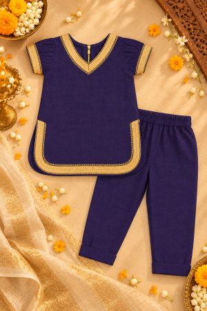 The Signature – Handloom Cotton Kurti & Pant