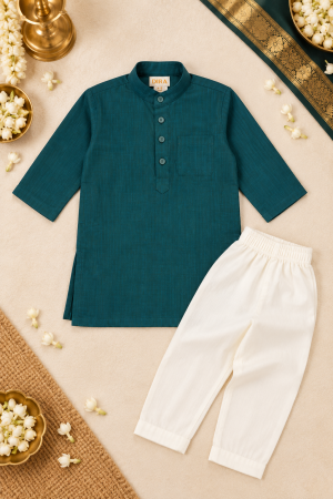 The Signature – Handloom Cotton Kurta & Pant