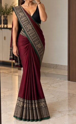 Handloom Narayanpet Cotton Saree